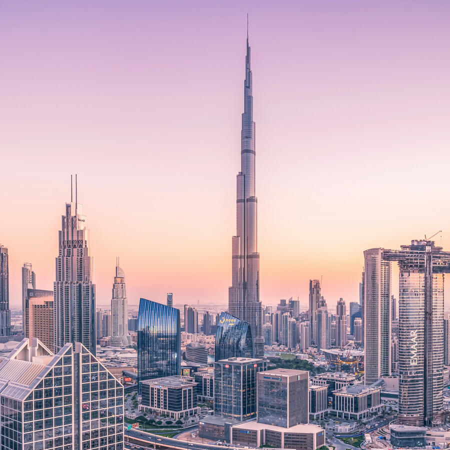 Burj Khalifa view from luxury apartment for Canadians in Dubai Burj Khalifa view from luxury apartment for Canadians in Dubai